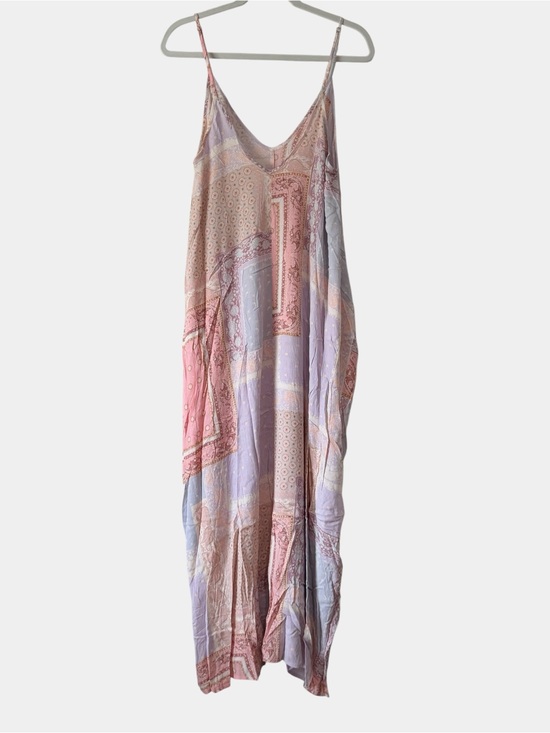 Style Rack Dresses & Skirts - Style Rack Pink & Lavender Patchwork Maxi Slip Dress